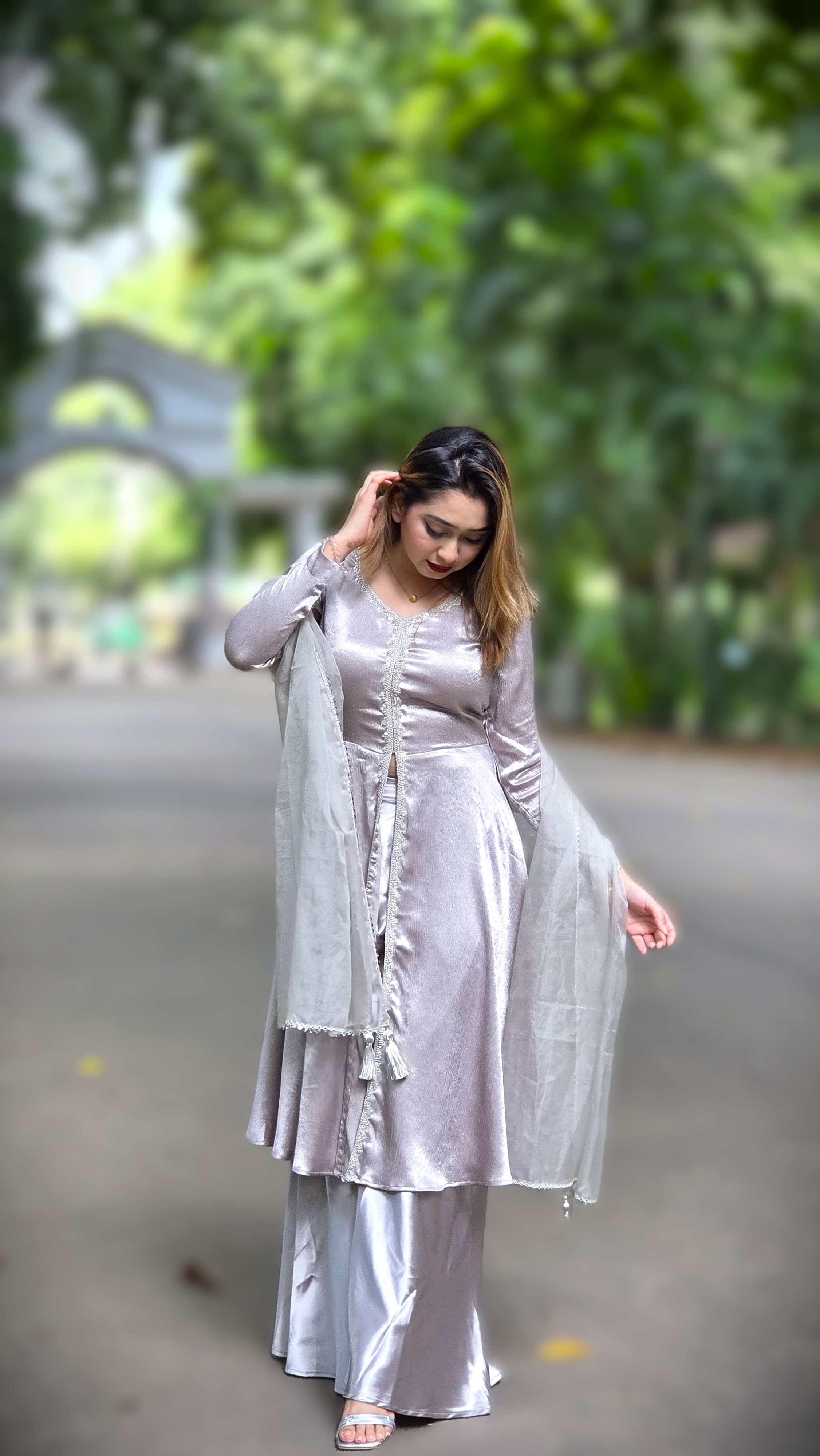 Italian Silk Short Three Piece